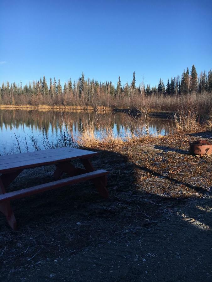 Alaska Log Cabins On The Pond Clear Creek Park Bagian luar foto