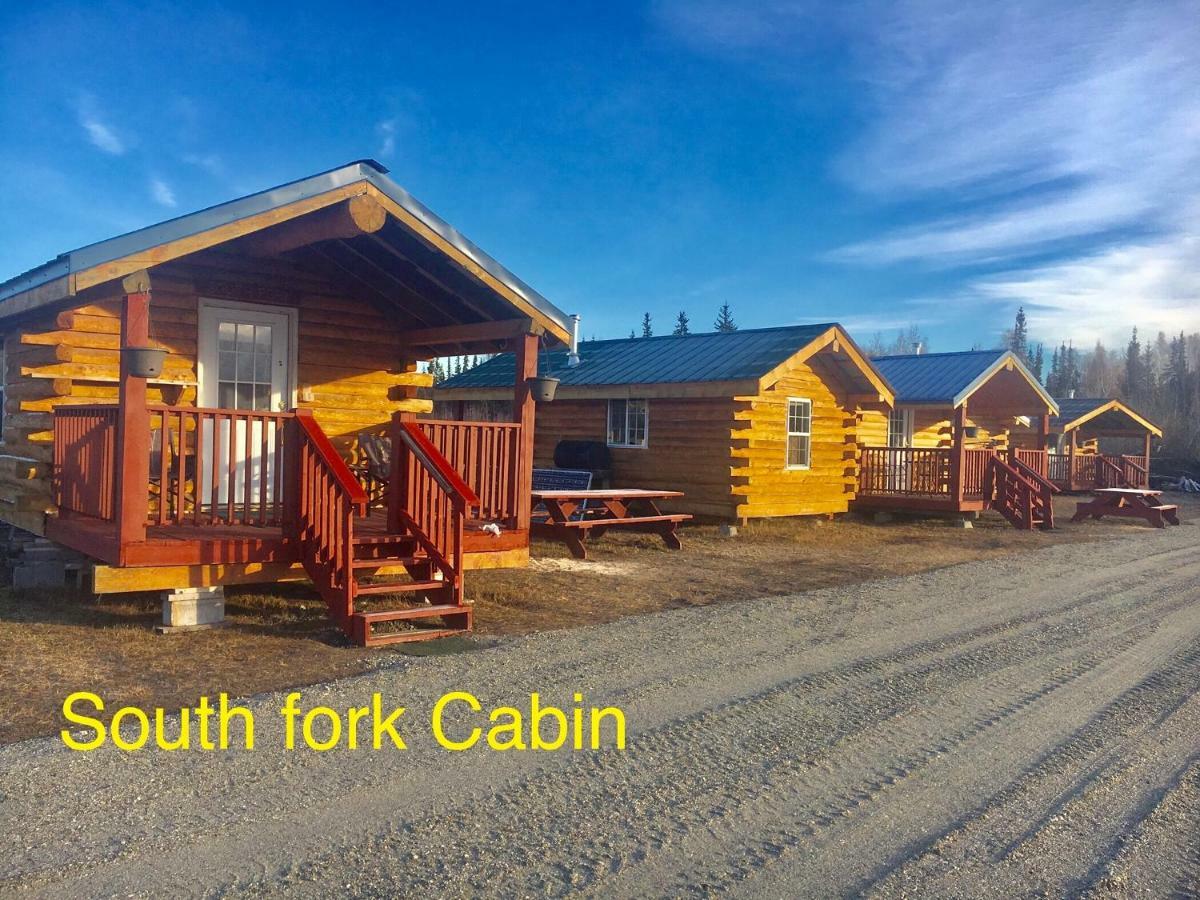Alaska Log Cabins On The Pond Clear Creek Park Bagian luar foto